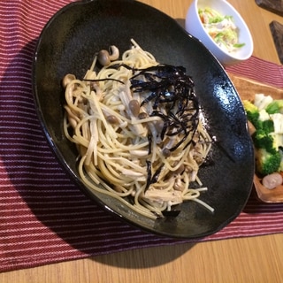 めんつゆで♩本格和風きのこパスタ